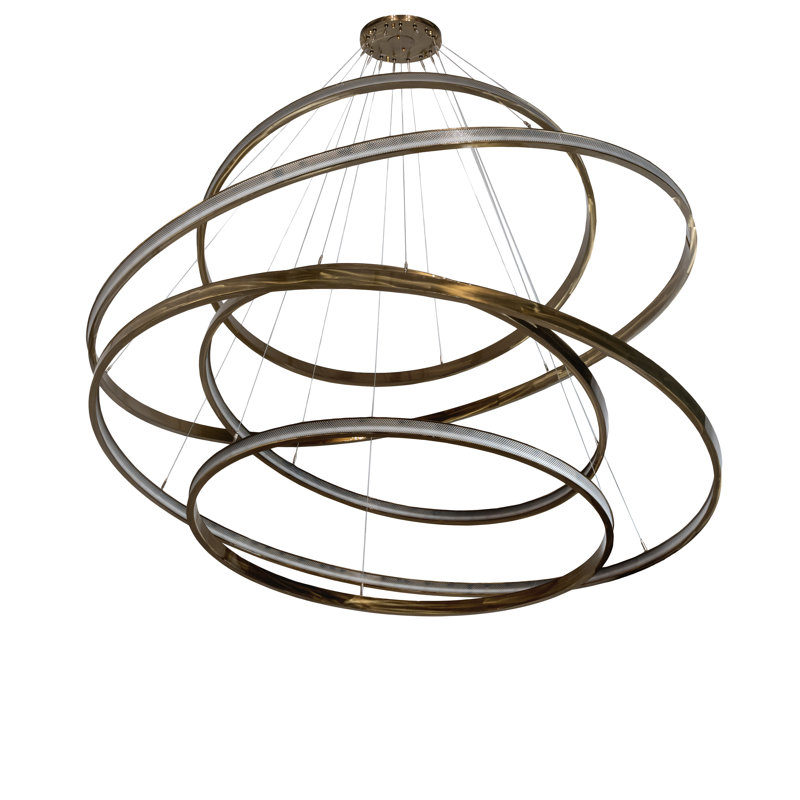Dimmable LED Geometric Chandelier