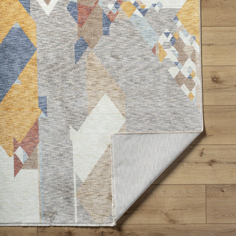Usonia Abstract Indoor Rug, Rectangle 3'2" x 4'11"