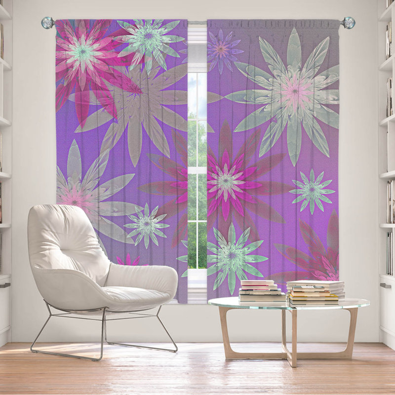 Dharma Room Darkening Curtain Pair, 40" W x 82" L
