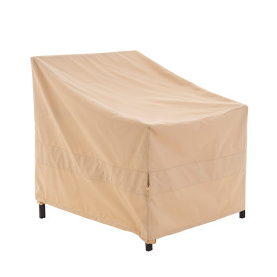 Patio Chair Cover, Outdoor Lounge Cover, Heavy Duty, Waterproof & Rip Stop, 3-Year Warranty, Beige