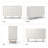 6-Drawer 47.23'' W Modern Double Dresser with Gold Legs, Chest of Drawers Storage Cabinet-528495231