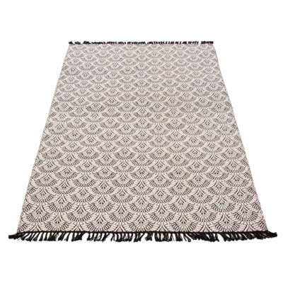 Kilim blanc Marrakech 4 pi 11 po x 8 pi 2 po