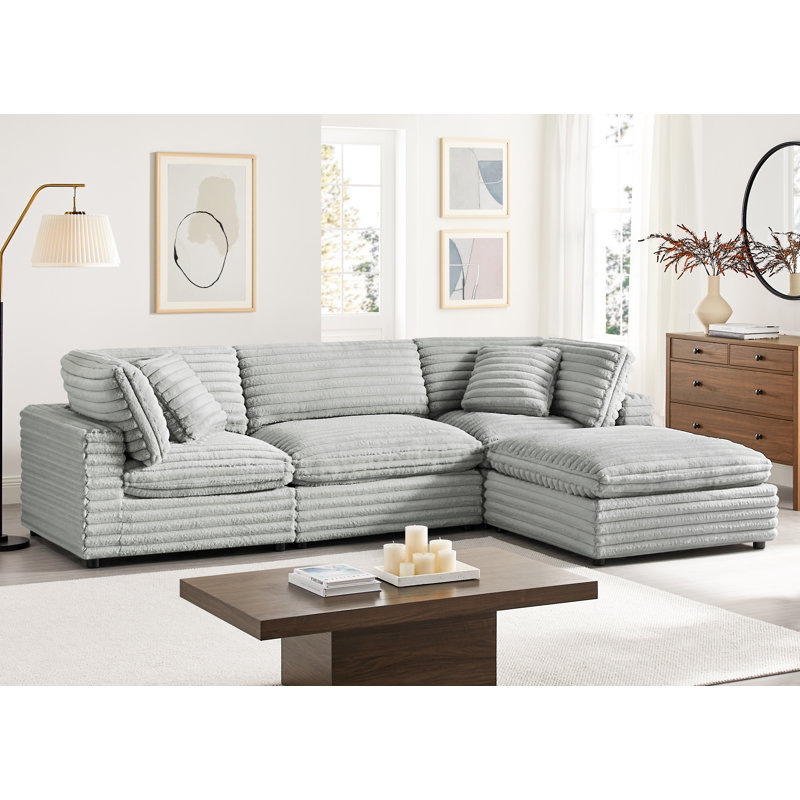 Canapé modulaire 4 pièces Hertel