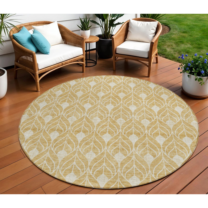 Tapis rond 8 po