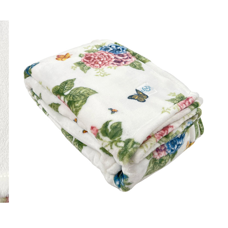 Lenox Butterfly Meadow Hydrangea Throw