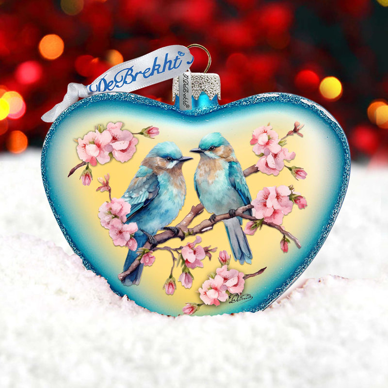 3.5'' Glass Hanging Figurine Ornament