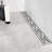 24 In. Stainless Steel Linear Shower Drain With Stripe Pattern Surface-125276378