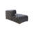 Madele Grey Velvet Double Chaise Sectional-102385492