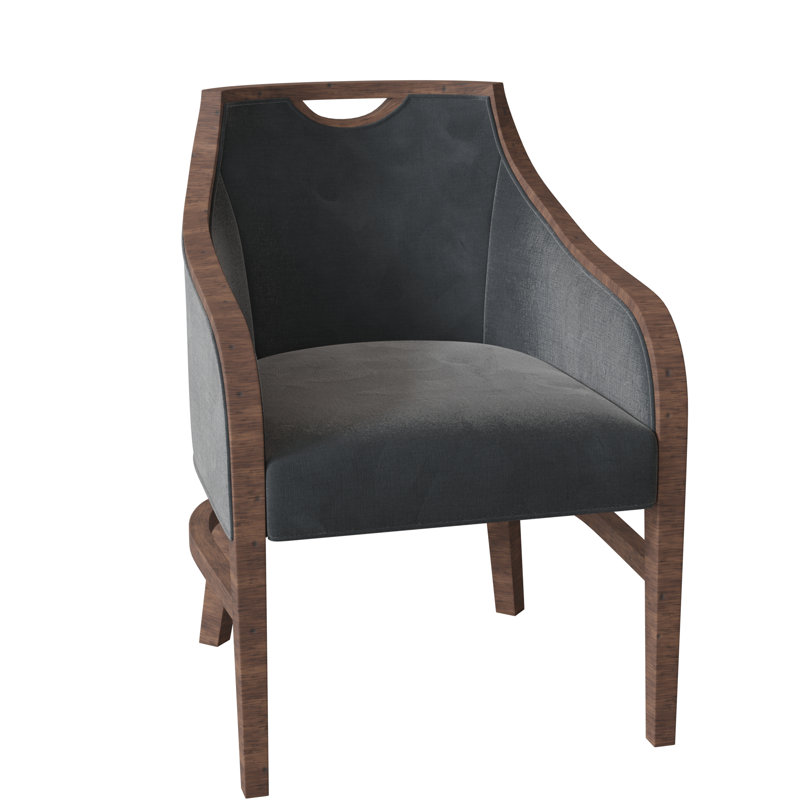 Fauteuil l 24 po Anthony, Tabac, 9508 oléfine fumée