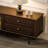 Retro style solid wood TV cabinet