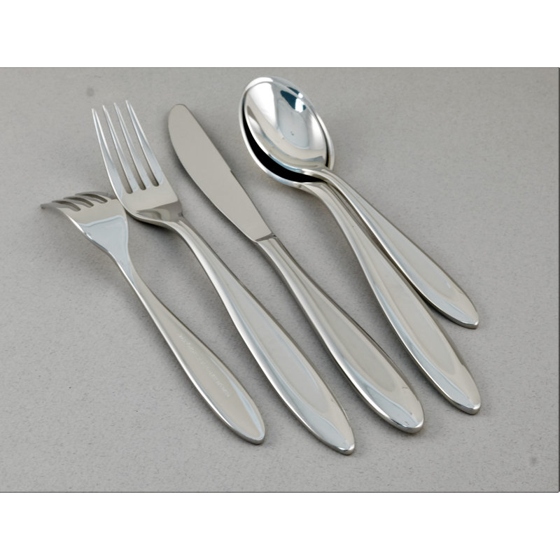 Ensemble de couverts 20 pièces en acier inoxydable 18/10 Fontur Platinum, service pour 4