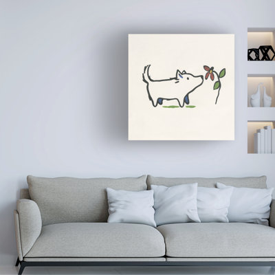 Art mural sur toile August Grove June Erica Vess Mutt Luv II