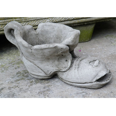 Thomaston Handcrafted Stone Outdoor Statue Planter