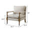 Fauteuil en lin 30,5 po Noran