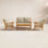 Brunswick 4-Person Teak Patio Seating Group
