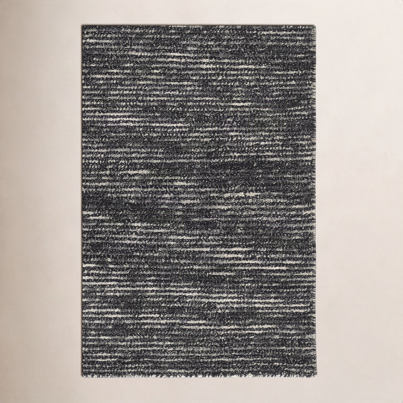 Kathy Hand-Woven Abstract Wool Rug, Rectangle  2' x 3'