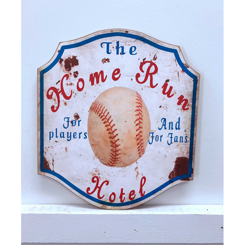Décoration murale à panneau d’hôtel en bois home run hotel