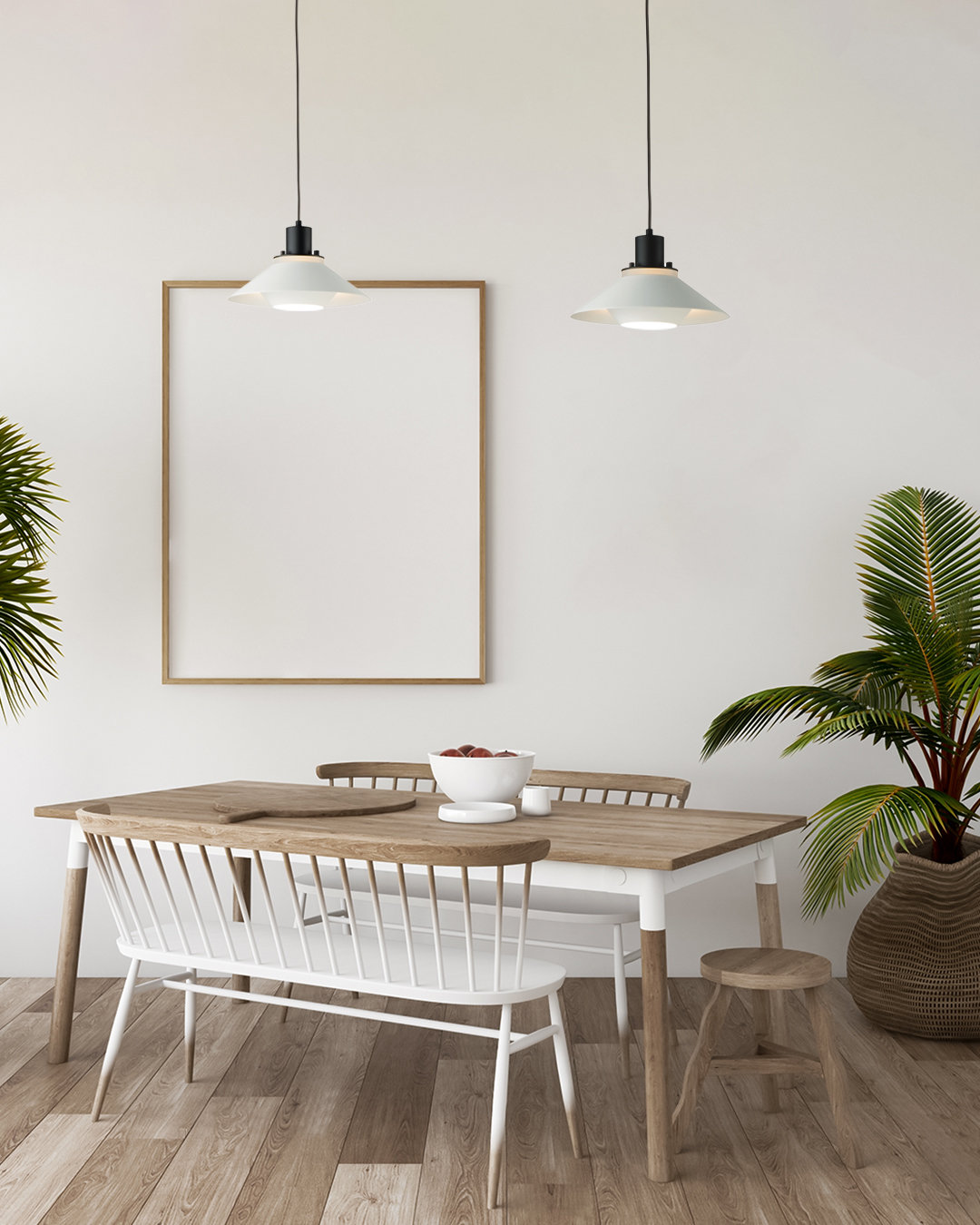 Summit Single Light Metal Dimmable Pendant, 11.75" H x 11.75" W x 11.75" D
