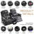 Power Lift Loveseat Recliner Chair, Double Lift Chair With Massage And Heat, 2 Person Reclining Sofa With Led Light, Remote Control, Usb & Type C Port-551418810