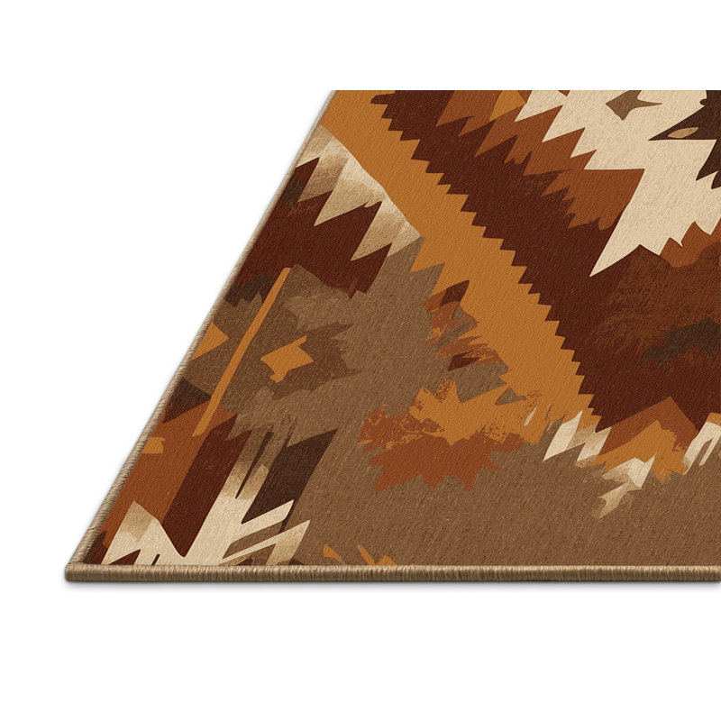 Saguaro Silhouette Rug, Square 8'