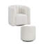 Fauteuil pivotant avec repose-pieds Noa-113497063