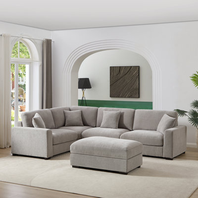 Eugenija Upholstered Sectional Reversible