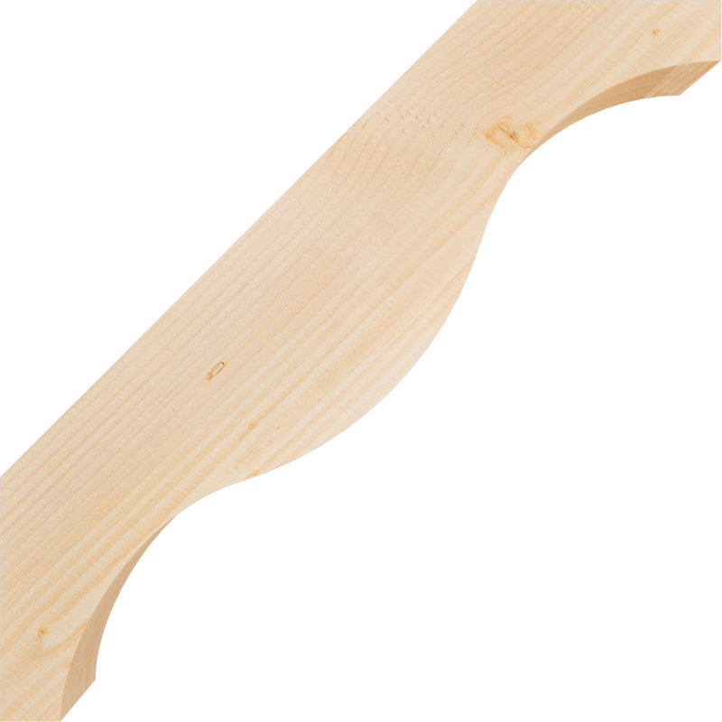Attelle de genou Funston, Sapin de Douglas, Lisse, H 26 po x l 3,5 po x P 26 po