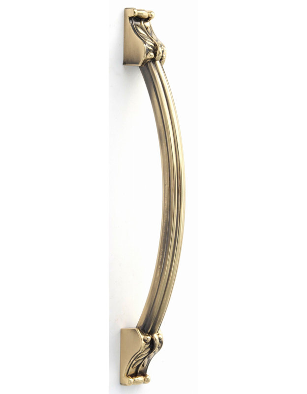 Fiore Arch Pull, Polished Antique