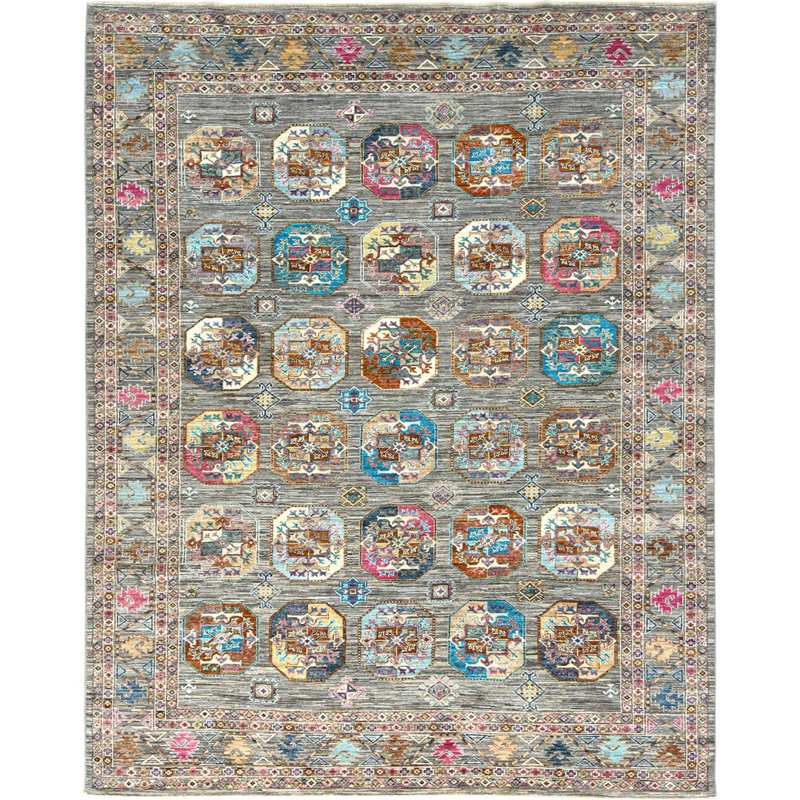Tapis unique gris 7 pi 10 po x 10 pi 1 po Werth