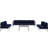 Shore 7-piece Outdoor Patio Sectional Sofa Set-23592963