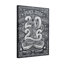 Paix, paix 2026, tableau noir sur toile tendue, reproduction d'art sur toile