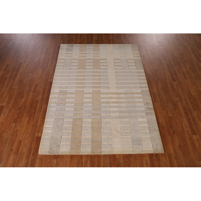 Tapis contemporain contemporain indien