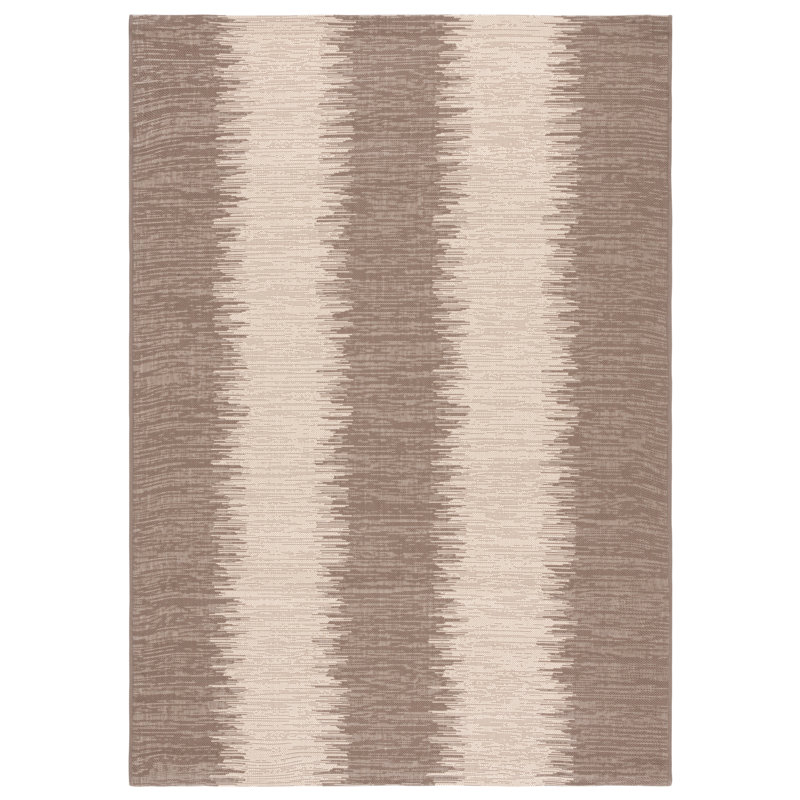 Keiundra Performance Abstract Indoor/Outdoor Area Rug, Rectangle 5'3" x 7'7"