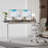 55" Electric Height Adjustable Standing Desk With Drawers,Home Office Desk with Large Monitor Shelf-114195178-114573510