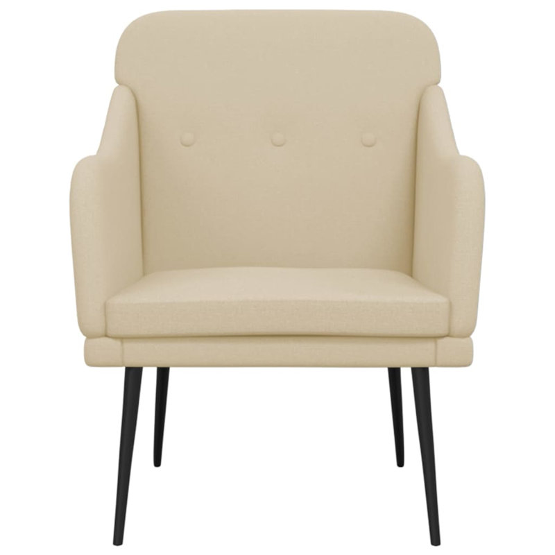 Husha Upholstered Accent Chair, Beige