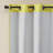 510 Design AlexGilkes Yellow Chevron Printed Room Darkening Grommet 42x84'' Top Panel Pair-995093311-995093306