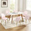 Chaise d'appoint empilable en velours-475249283