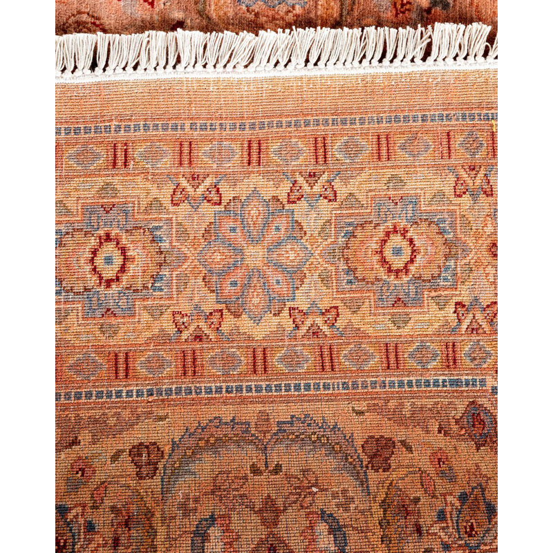 Fine Vibrance One-of-a-Kind 4' 3" X 4' 4" Hand Knotted Area Rug