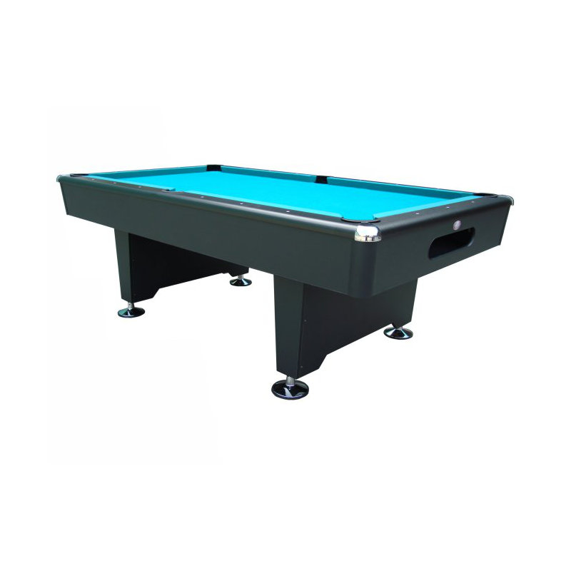 Pool Table, Black, Academy Blue, 9'