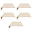 5 pièces de support mural en mousse PVC pour étagères de cuisine pour salle de bain-1110405251