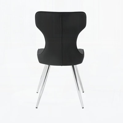 Ensemble de 2 chaises d'appoint Modern Velvet