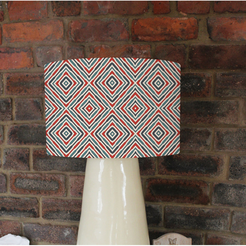 Cotton Drum Lamp Shade ( Uno ), 25cm H x 40cm W x 40cm D