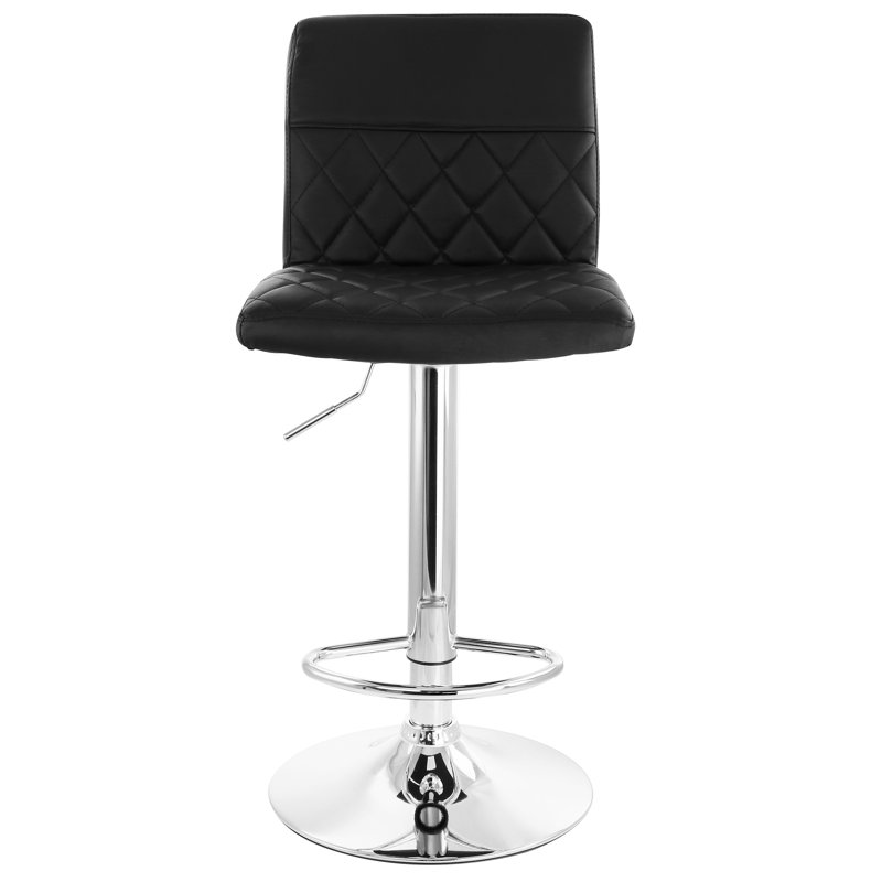Swivel Upholstered Adjustable Height Counter Stool