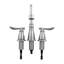 Double Handle Bathroom Sink Faucet with Drainer-154656675