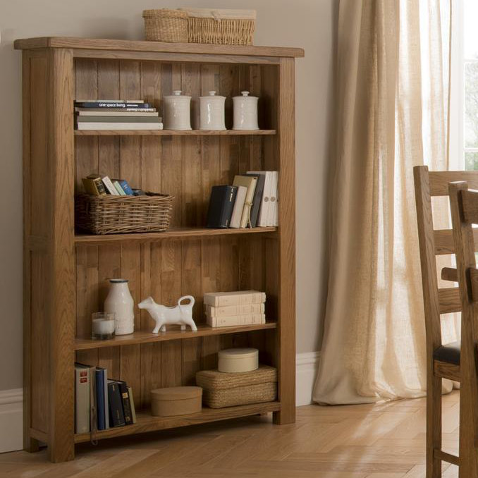 150cm H x 97cm W Solid Wood Standard Bookcase