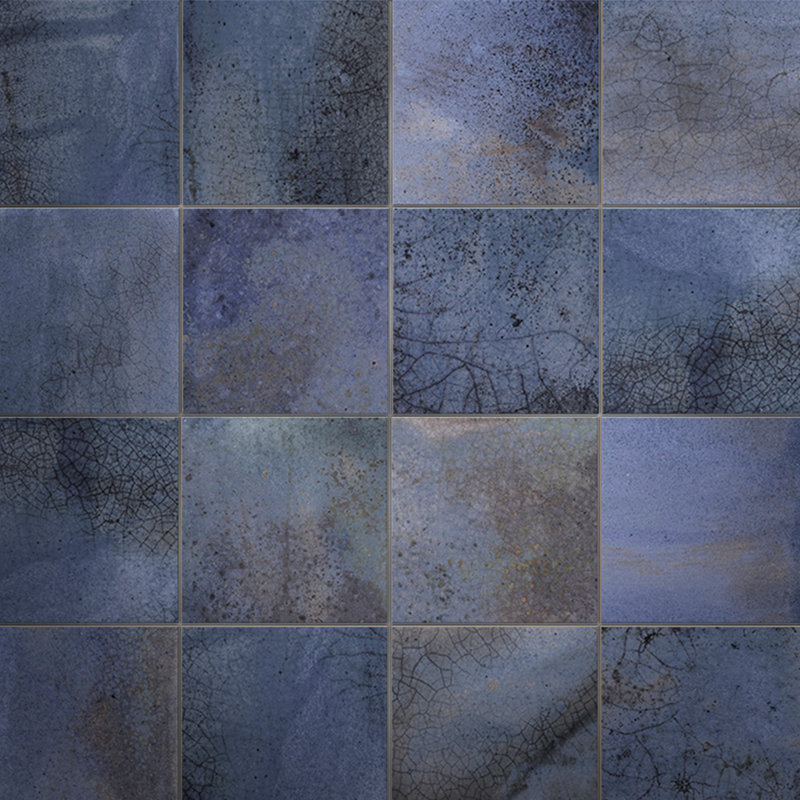 Kings Sea 13 In. X 13 In. Ceramic Floor And Wall Tile, Blue