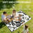 Butterfly Pattern Outdoor Rug, Waterproof PP Camping Mat, Reversible Washable Non-Slip Picnic Rug for Patio, Garden, Beach and RV-808102457