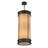 Theodora 8 - Light French Bronze Single Pendant