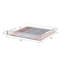 Iznik Overdye Turq Acrylic Square Decorative Tray-136071781