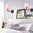 Jagdeep Plug-in/Hardwired White Swing Arm Sconce-1534469203